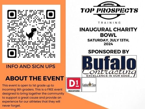 Top Prospects Inaugural Charity Bowl: learn some football skills and keep it fun