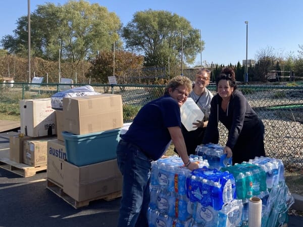 From Roscoe to hurricane victims: help is on the way