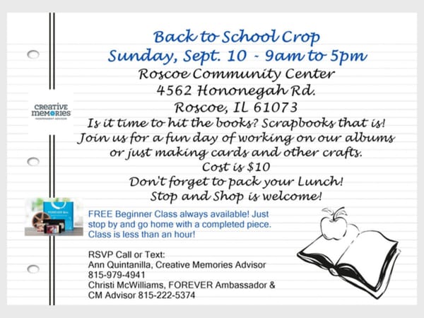 Back to School Crop!