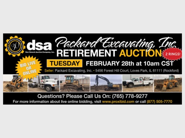 Excavating Retirement Auction