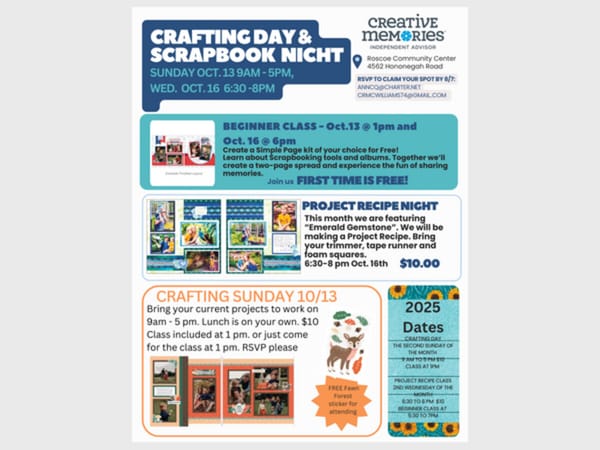 Crafting and Scrapbooking Day