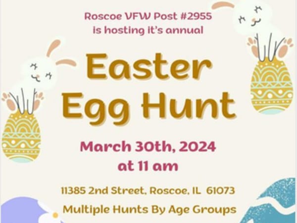 Roscoe VFW Easter Egg Hunt