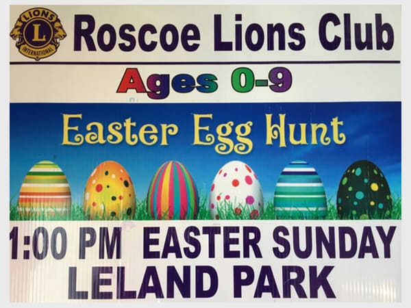 Roscoe Lions Club Easter Egg Hunt