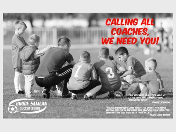 Bruce Samlan Soccer New Parent Meeting