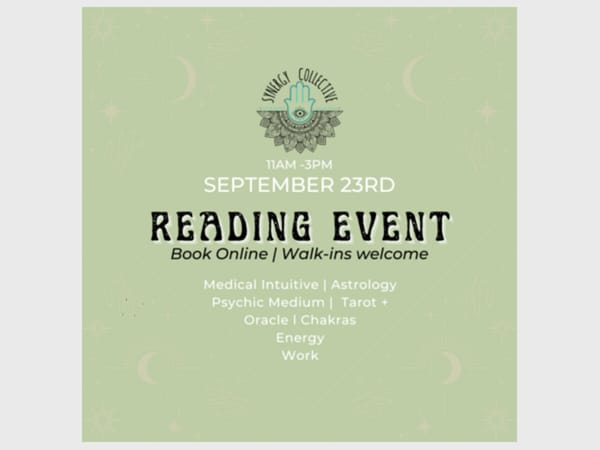 Reading Event at Synergy Collective