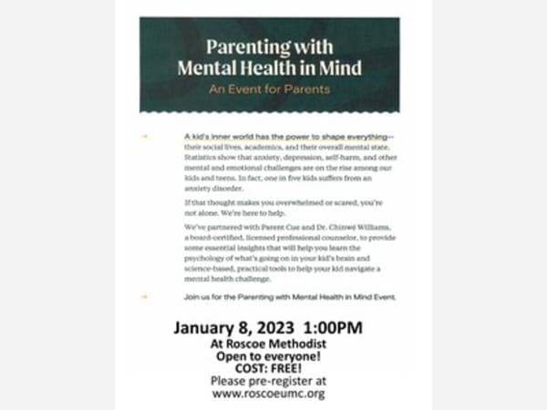 Parenting with Mental Health in Mind - An event for parents