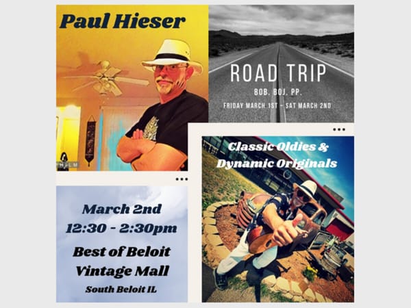 Paul Hieser at Best of Beloit Vintage Mall