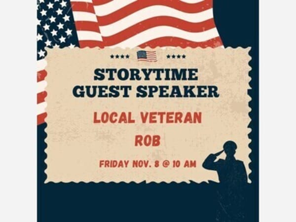 Veteran Storytime at South Beloit Library