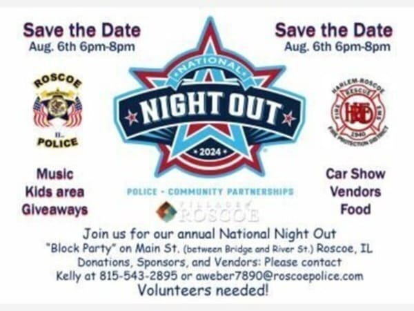 National Night Out - Roscoe