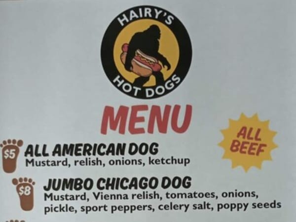 Hairy’s Hot Dogs Food Truck at  South Beloit American Legion