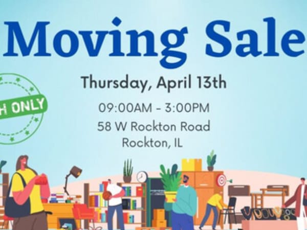 Goldie Floberg Moving Sale