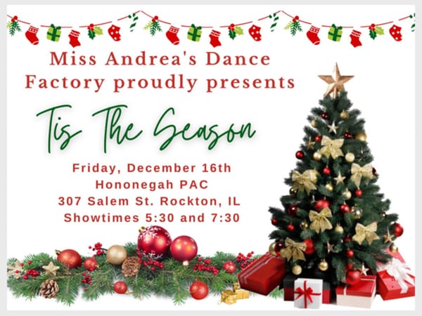 Tis The Season: Miss Andrea's Dance Factory Recital
