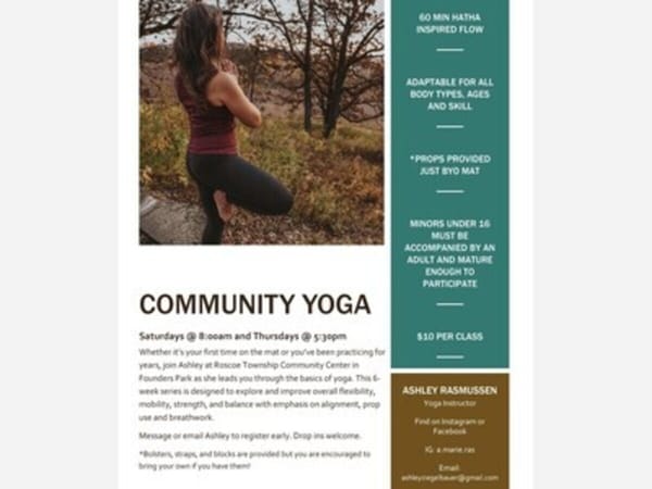 Community Yoga at the Community Center