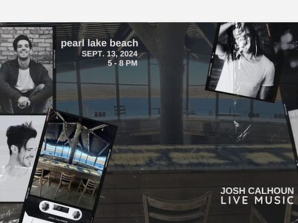 Live Music: Josh Calhoun