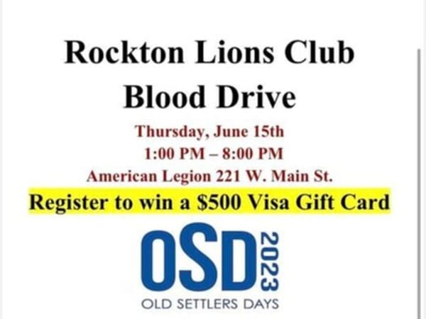Rockton Lions Club Blood Drive