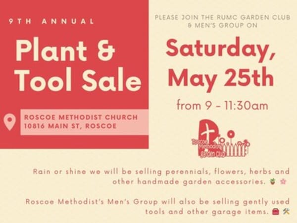 9th Annual Plant & Tool Sale