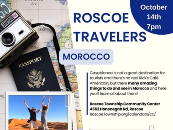 Roscoe Travelers Club Meeting: Morocco