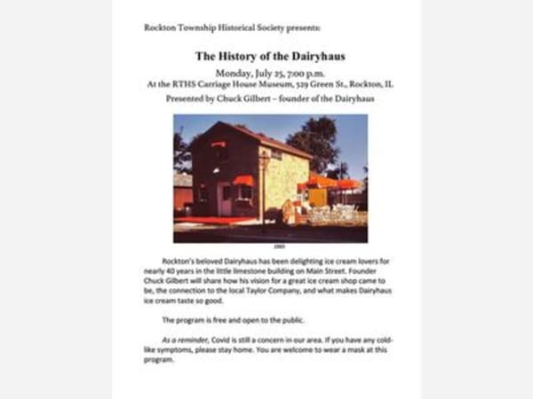 History of Dairyhaus: Rockton Township Historical Society
