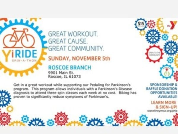 Y-i-Ride Spin-a-thon at Roscoe YMCA