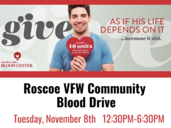 Roscoe VFW/RREACH Blood Drive