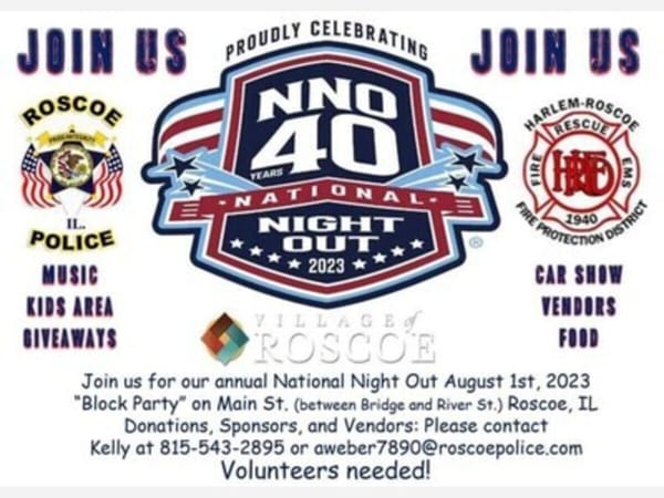 National Night Out - Roscoe