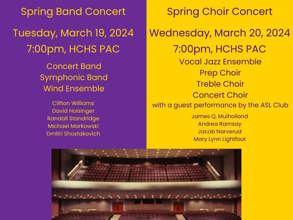 Spring Choir Concert