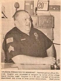 Everett "Wimpy" Vaughan, Rockton Police Department