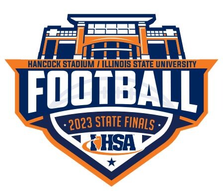 IHSA 2023 Football Playoff Logo