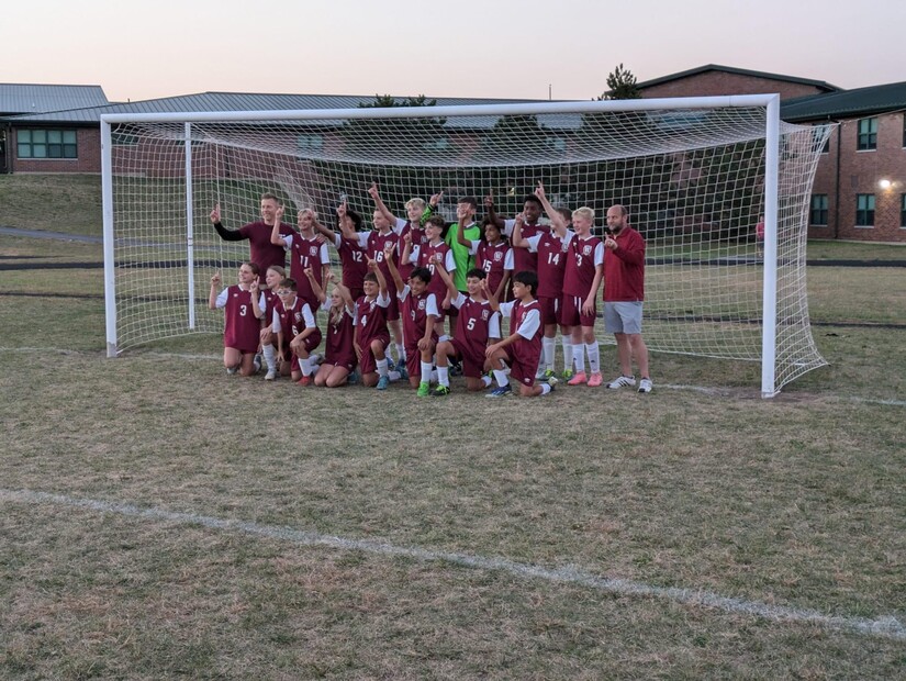 JV (7th and 6th grade) Stephen Mack championship soccer championship team