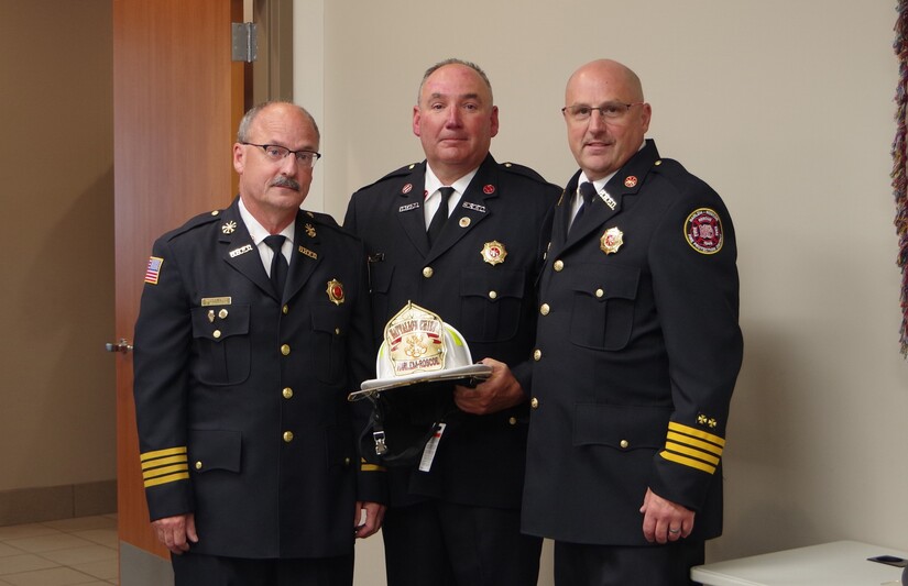 Three fire department chiefs
