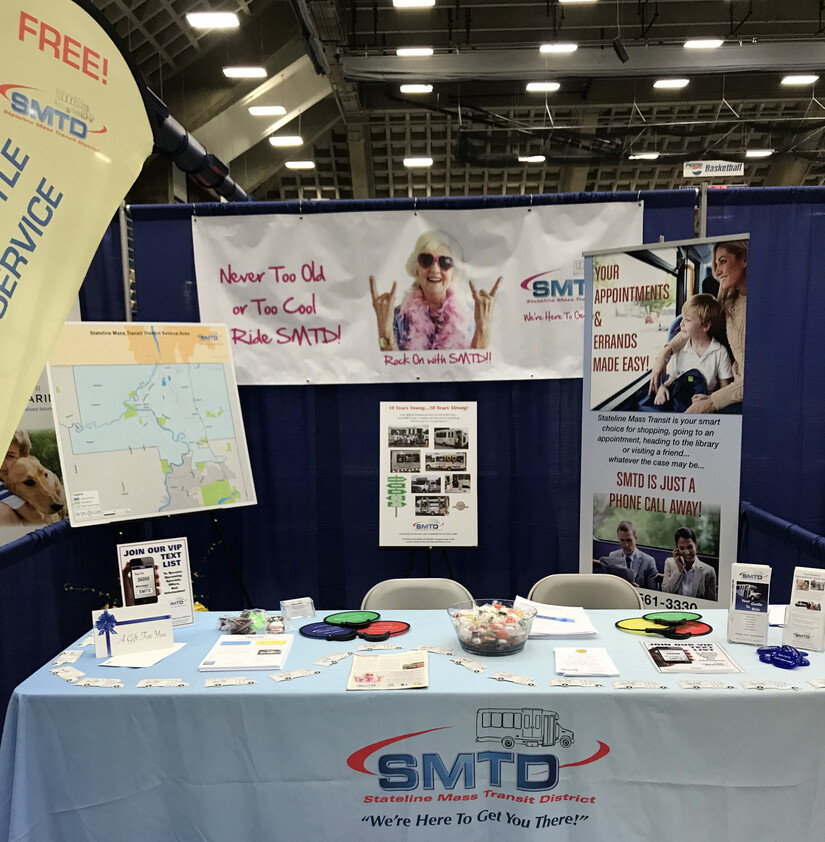 conference display table for Stateline Mass Transit District.