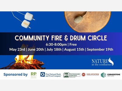 Nature At The Confluence preparing for summer with return of Community Fire & Drum Circles