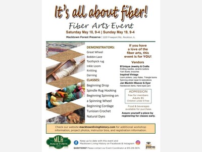 Spin, Dye, Create: Unraveling the World of Fiber Arts at Macktown Living History's “It’s All about Fiber” Event