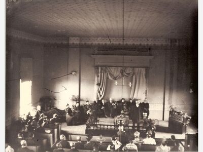 Historical photo: Roscoe Methodist Church circa 1870
