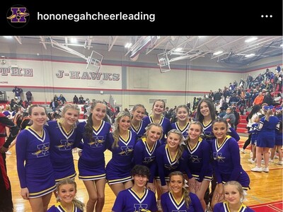 Hononegah Cheerleading competes at Belvidere North on Saturday for a chance to return to state