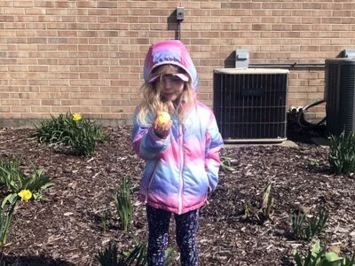 What’s a little cold weather to these egg hunters?