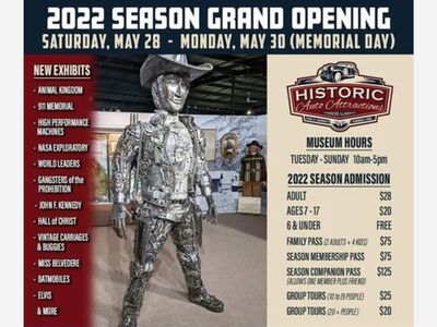 Historic Auto Attractions 2022 Season Grand Opening