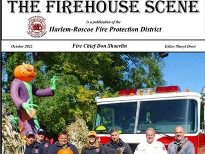 Harlem-Roscoe  Firehouse Scene  - October 2022
