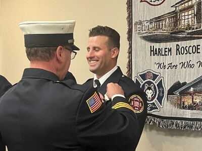 Harlem-Roscoe Fire welcomes new recruits and promotions