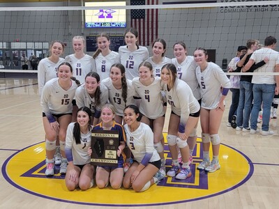 Hononegah girls volleyball moves onto 2nd round in the 4A IHSA playoffs