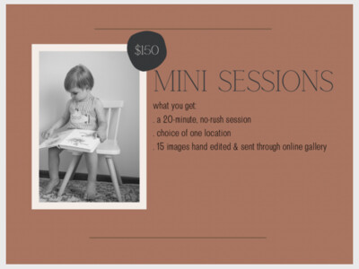 Mini sessions by Rae Photography